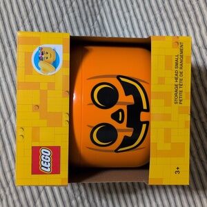 LEGO Orange Pumpkin Jack-o'-lantern Storage